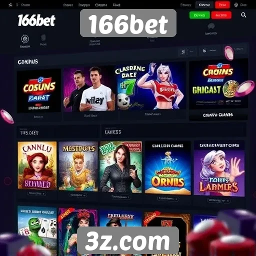 O que oferece o site de jogos 166bet